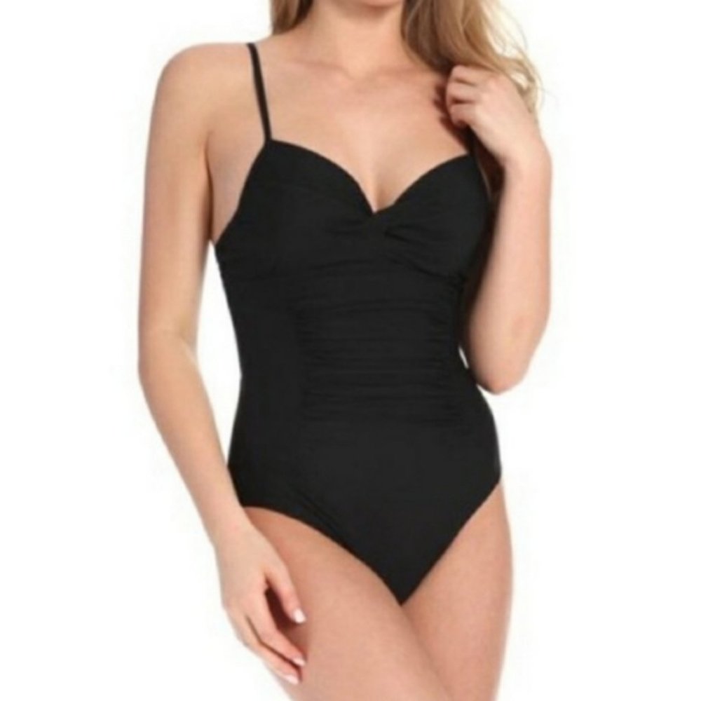 NWT SPANX Assets One Piece Push Up Swimsuit